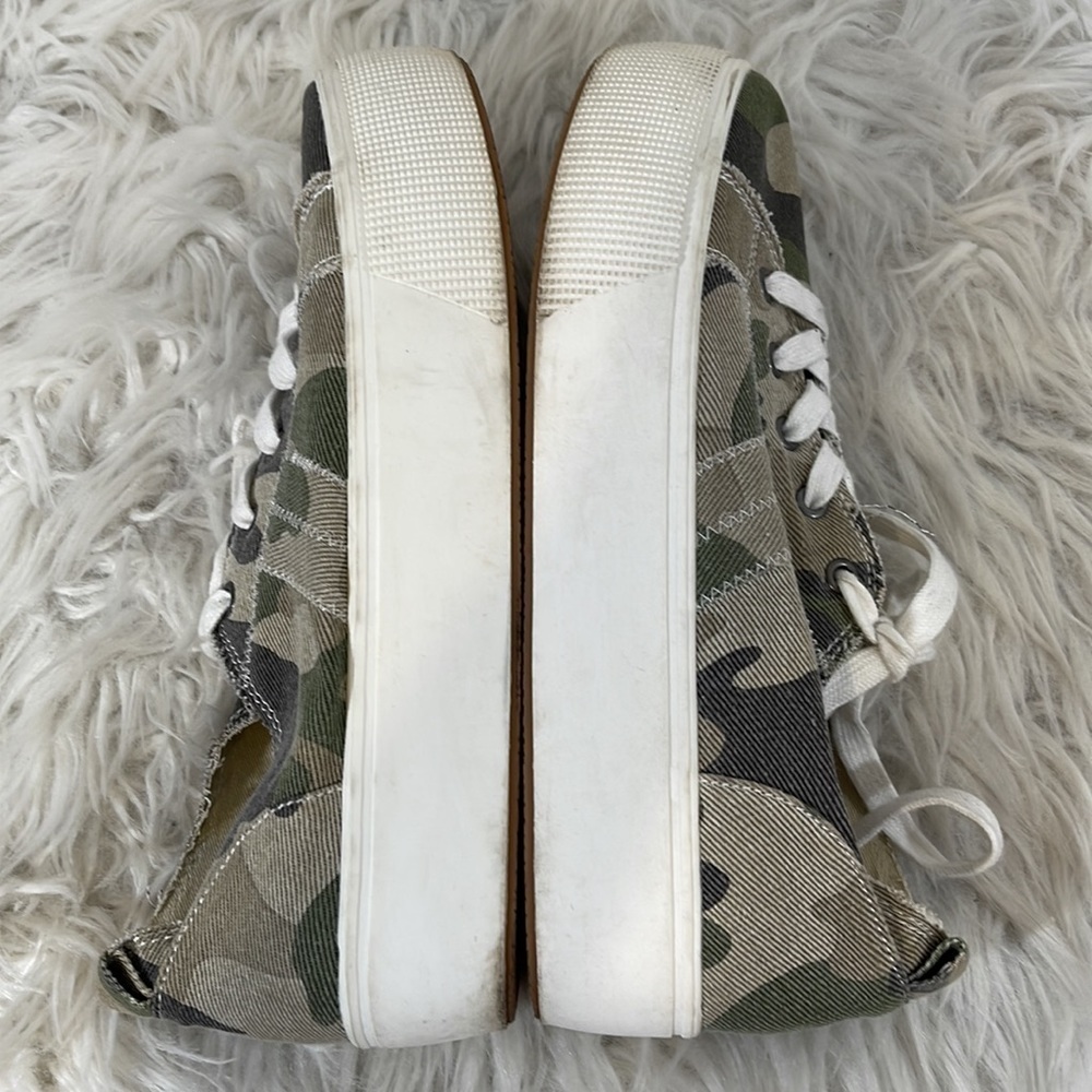 JELLYPOP COMFORT Green Camouflage Newstar Platform Sneaker Size 10 - Picture 10 of 14